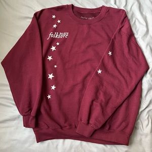 Taylor Swift Folklore Stars Around My Scars Crewneck
